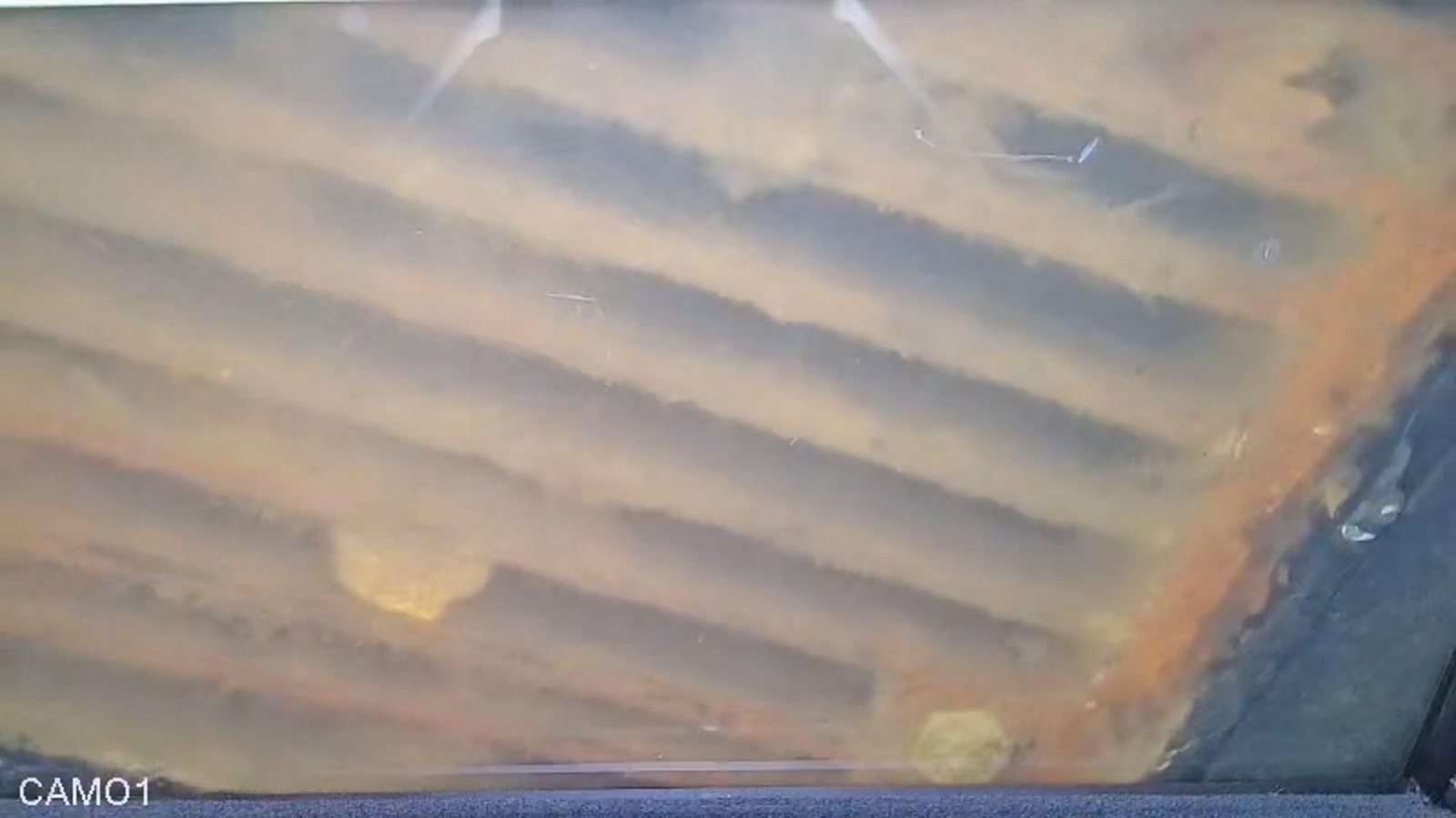 水下船体局部检测影像